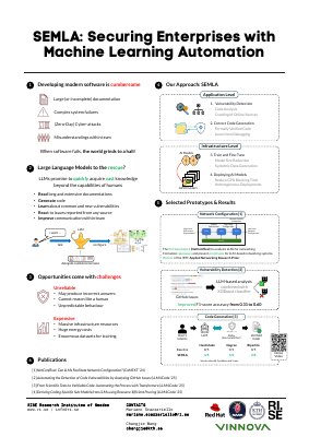 SEMLA: Securing Enterprises with Machine Learning Automation